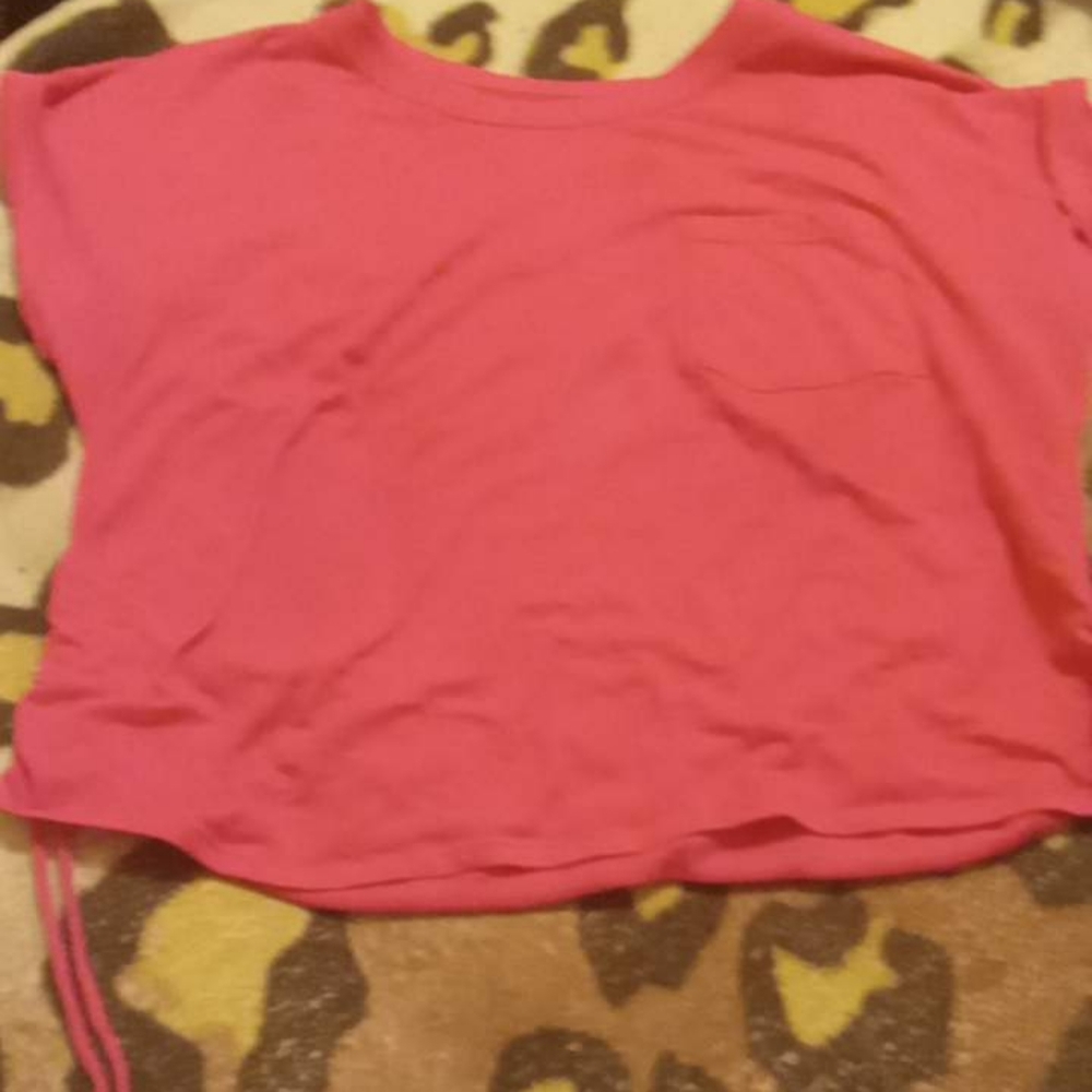 A pink t-shirt